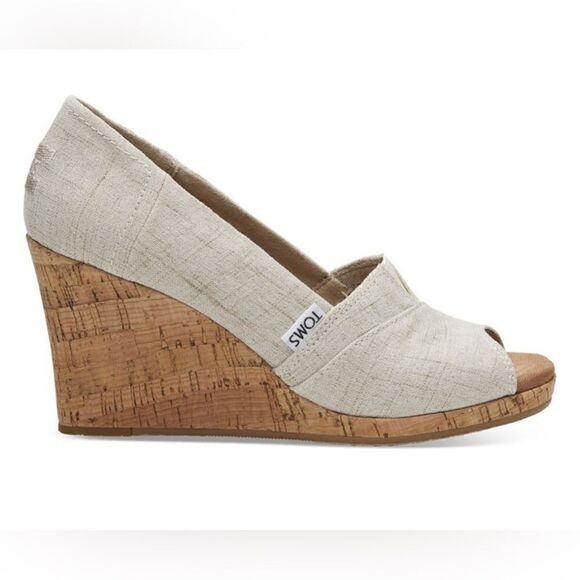 TOMS - WOMENS CLASSIC WEDGE size 7.5 - Picture 1 of 9